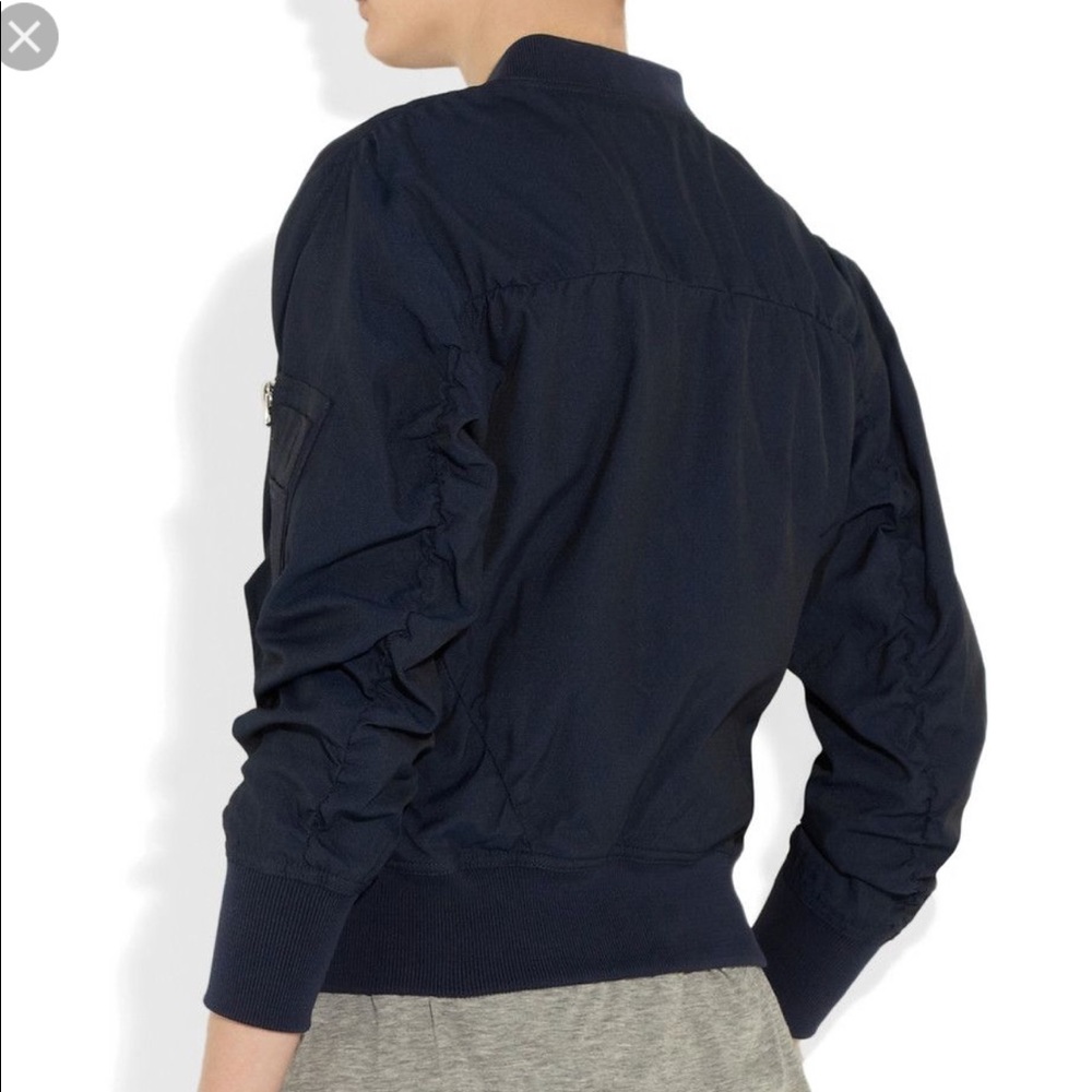 Acne Dark Blue Bomber Jacket XS - Picture 2 of 8